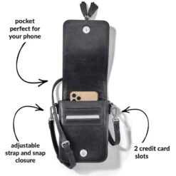 Ilia Mini Flap Cross Body Bag -Brighton Store ilia mini flap cross body bag black 1