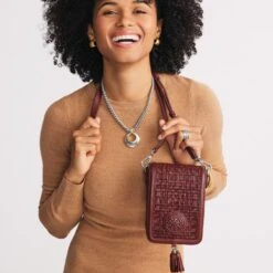Ilia Mini Flap Cross Body Bag -Brighton Store ilia mini flap cross body bag garnet 4