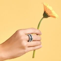 Inner Circle Double Ring -Brighton Store inner circle double ring silver 3