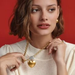 Inner Circle Heart Toggle Necklace -Brighton Store inner circle heart toggle necklace silver gold 4