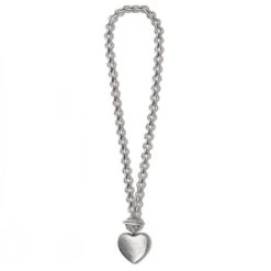 Inner Circle Heart Toggle Necklace -Brighton Store inner circle heart toggle necklace silver 1