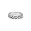 Interlok Braid Band Ring -Brighton Store interlok braid band ring silver 0