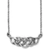 Interlok Braid Collar Necklace -Brighton Store interlok braid collar necklace silver 0 4400f4ee 0787 4a7d a6f8 f5a3ac6ff138
