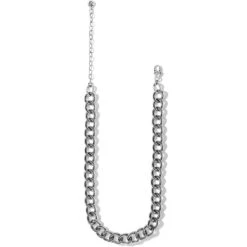 Interlok Chain Collar Necklace -Brighton Store interlok chain collar necklace silver 1