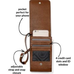 Interlok Phone Organizer -Brighton Store interlok phone organizer bourbon 1