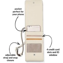 Interlok Phone Organizer -Brighton Store interlok phone organizer white 1