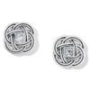 Interlok Shine Post Earrings -Brighton Store interlok shine post earrings silver 0