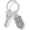 Interlok Woven Key Fob -Brighton Store interlok woven key fob silver 0 c3529f04 8f90 4ad3 9cee 2675c58672c1