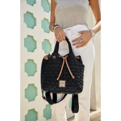 Kenny Convertible Backpack -Brighton Store kenny convertible backpack black 3