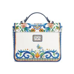 La Farfalla Emilia Flap Bag -Brighton Store la farfalla emilia flap bag white multi 2