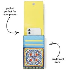 La Farfalla Phone Organizer 7 La Farfalla Phone Organizer -Brighton Store la farfalla phone organizer white multi 1