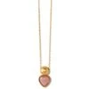 Loving Heart Necklace -Brighton Store loving heart necklace gold pink 0