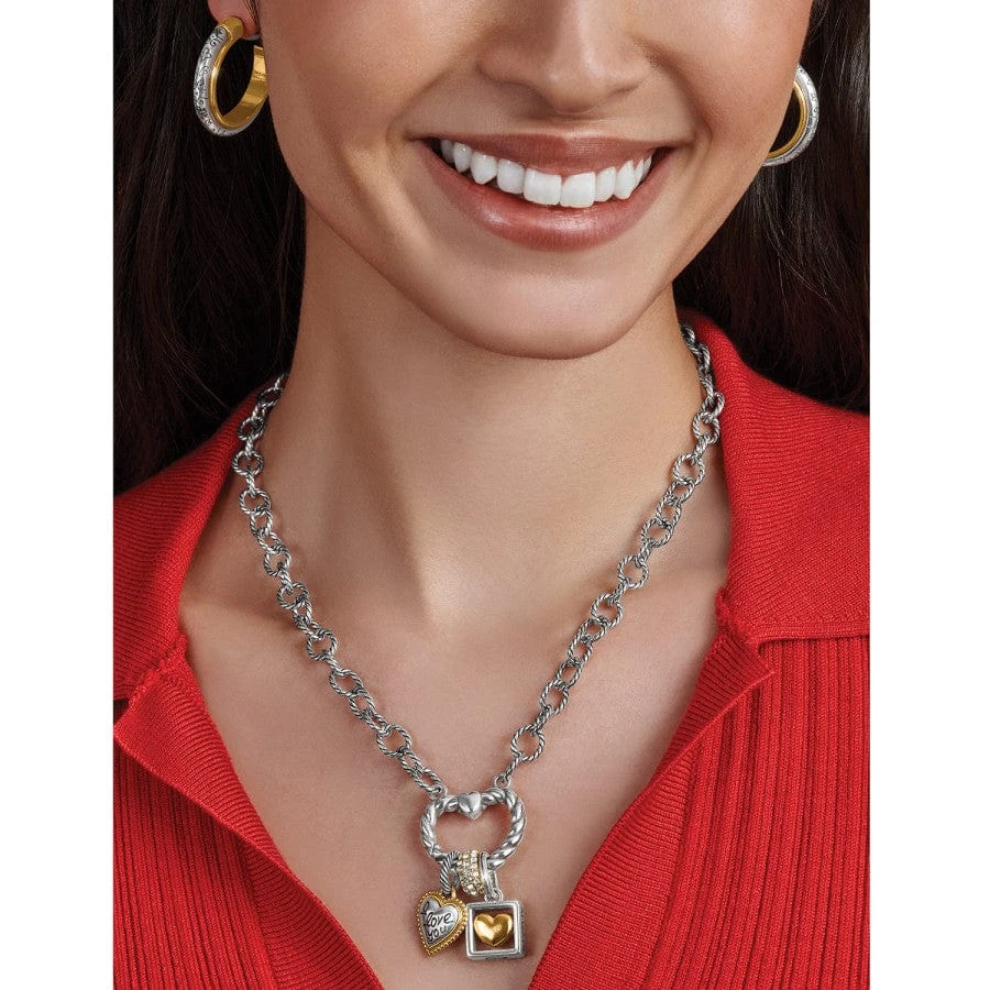 Mabel Heart Charm Holder Necklace 5 Mabel Heart Charm Holder Necklace - Image 3