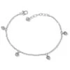 Meridian Love Notes Anklet -Brighton Store meridian love notes anklet silver 0