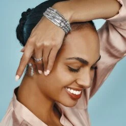 Meridian Love Petite Stretch Bracelet -Brighton Store meridian love petite stretch bracelet silver 3