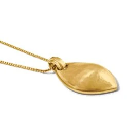 Meridian Lumens Flora Pendant Necklace -Brighton Store meridian lumens flora pendant necklace brushed gold 2