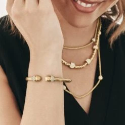 Meridian Petite Long Necklace 13 Meridian Petite Long Necklace -Brighton Store meridian petite long necklace gold 2