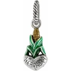 Nebraska Charm -Brighton Store nebraska charm silver green 2 e28c45f0 f7ad 45b9 a524 f8c68ee5b02c