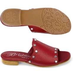 Night Studded Sandals -Brighton Store night studded sandals lipstick 2 11cc7f83 e8a2 48c2 8ed5 5466c0b7e12d