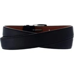 Norton Dress Satin Buckle Belt -Brighton Store norton dress satin buckle belt black 1