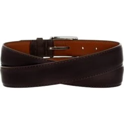 Norton Dress Satin Buckle Belt -Brighton Store norton dress satin buckle belt dark brown 1