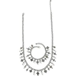 One Cross Charm Necklace 8 One Cross Charm Necklace -Brighton Store one cross charm necklace silver gold 2