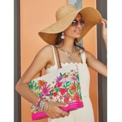 Orchid Tote 11 Orchid Tote -Brighton Store orchid tote multi 4