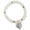 Ornate Heart Pearl Stretch Bracelet -Brighton Store ornate heart pearl stretch bracelet silver pearl 0 e51f6cb3 0718 4d3f ae17 37dc4738a538