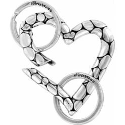 Pebble Heart Valet Key Fob -Brighton Store pebble heart valet key fob silver 2 b2f70e78 4e21 4e78 932c 7674fa9686b5