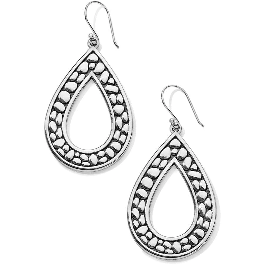 Pebble Open Teardrop Reversible Earrings 3 Pebble Open Teardrop Reversible Earrings