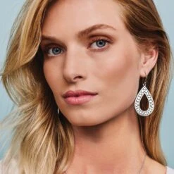 Pebble Open Teardrop Reversible Earrings 7 Pebble Open Teardrop Reversible Earrings -Brighton Store pebble open teardrop reversible earrings silver 2 6349eef1 d1b6 48b5 94a9 8d9856405bc0