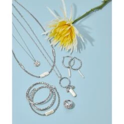 Pebble Pearl Hoop Earrings 5 Pebble Pearl Hoop Earrings -Brighton Store pebble pearl hoop earrings silver pearl 1 e3274f5d 3439 4277 a29e 7f754217e997