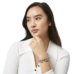 Pretty Tough Bold Petite Heart Bangle -Brighton Store pretty tough bold petite heart bangle silver 4