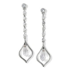 Prism Light Diamond Petite Post Drop Earrings