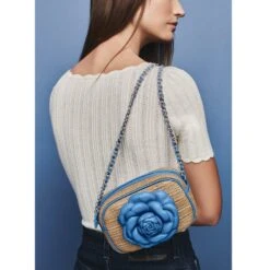 Rosie Straw Camera Bag -Brighton Store rosie straw camera bag true blue 3 a8f4eb31 d1c7 4374 8ef0 8d632d7b085b