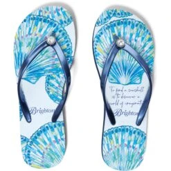Sand Flip Flops -Brighton Store sand flip flops blues 2