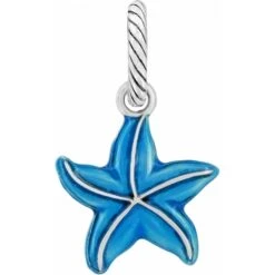 Seascape Starfish Charm -Brighton Store seascape starfish charm silver blue 2