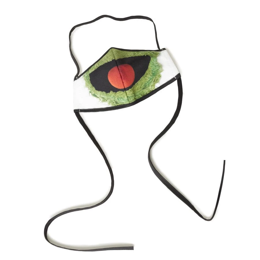 Sesame Street Oscar The Grouch Adult Face Mask 3 Sesame Street Oscar The Grouch Adult Face Mask