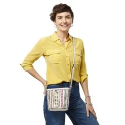 Sevilla Isadora Small Bucket Bag -Brighton Store sevilla isadora small bucket bag white multi 3