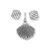 Silver Shell Charm Gift Set 2 Silver Shell Charm Gift Set -Brighton Store silver shell charm gift set silver 0