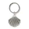 Silver Shells Key Fob -Brighton Store silver shells key fob silver 0