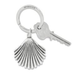 Silver Shells Key Fob 7 Silver Shells Key Fob -Brighton Store silver shells key fob silver 2