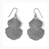 Silver Shells Two Tier French Wire Earrings -Brighton Store silver shells two tier french wire earrings silver 0 56d7a3b2 b623 49c2 9821 7d58bf16b142