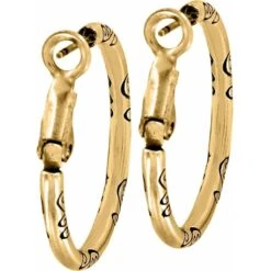 Brighton Store -Brighton Store small hoop charm earrings gold 1 208876c7 1a92 495b 90e0 68c1be0be3b5