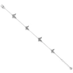 Solstice Butterfly Anklet 6 Solstice Butterfly Anklet -Brighton Store solstice butterfly anklet silver 1