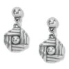 Sonora Knot Post Drop Earrings -Brighton Store sonora knot post drop earrings silver 0 38c70fec 53c6 4feb ac42 08bfdf2339d6