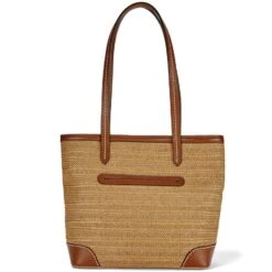 Tara Straw Tote -Brighton Store tara straw tote natural bourbon 2