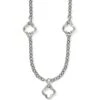 Trio Charm Necklace -Brighton Store trio charm necklace silver 0 39111a31 9f17 4a72 83fb 32e5979cbf51