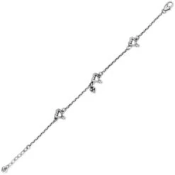 Tuscan Heart Anklet -Brighton Store tuscan heart anklet silver 1