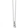 Twinkle Granulation Reversible Drop Necklace -Brighton Store twinkle granulation reversible drop necklace silver 0